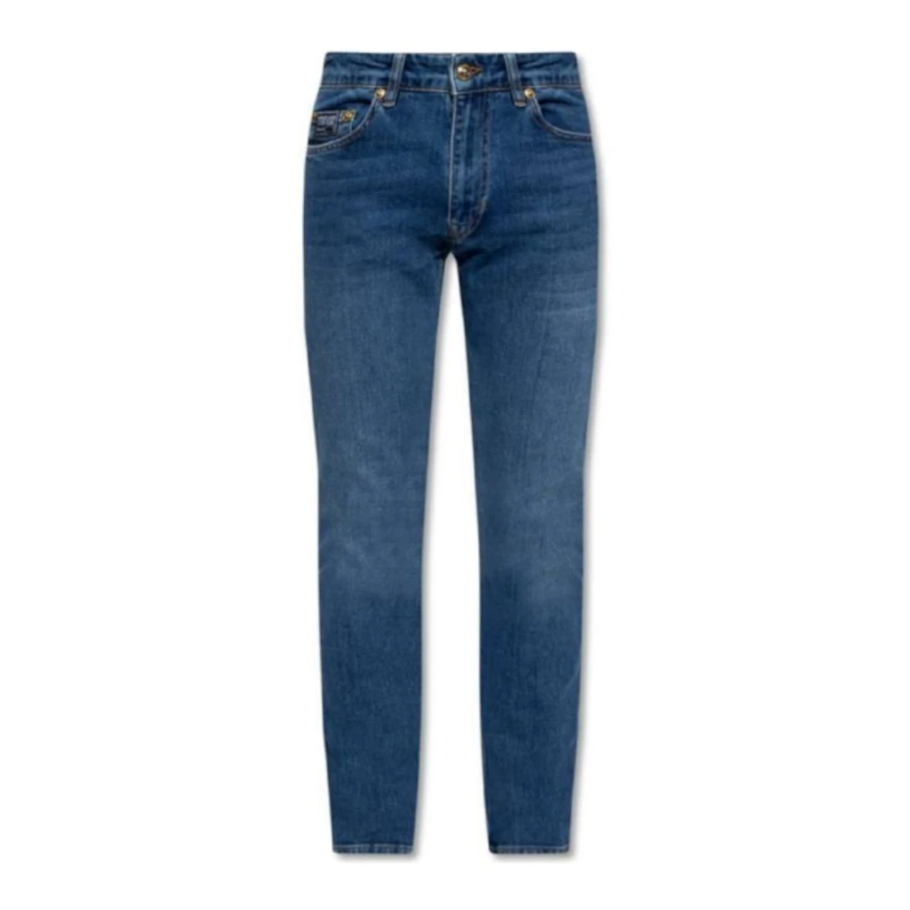 Versace Jeans Couture Slim-Fit Blauwe Heren Jeans Blue Heren