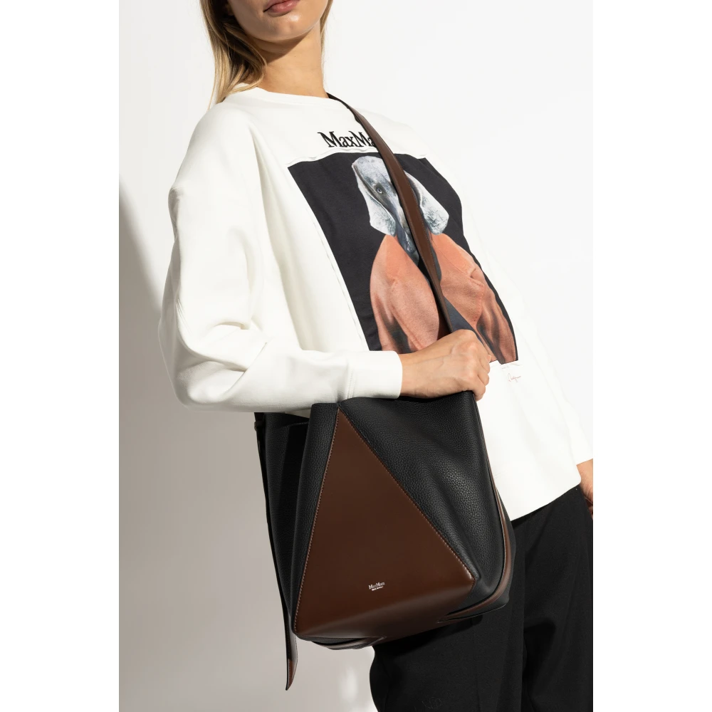 Max Mara Tas Mmbucketm type shopper Black Dames