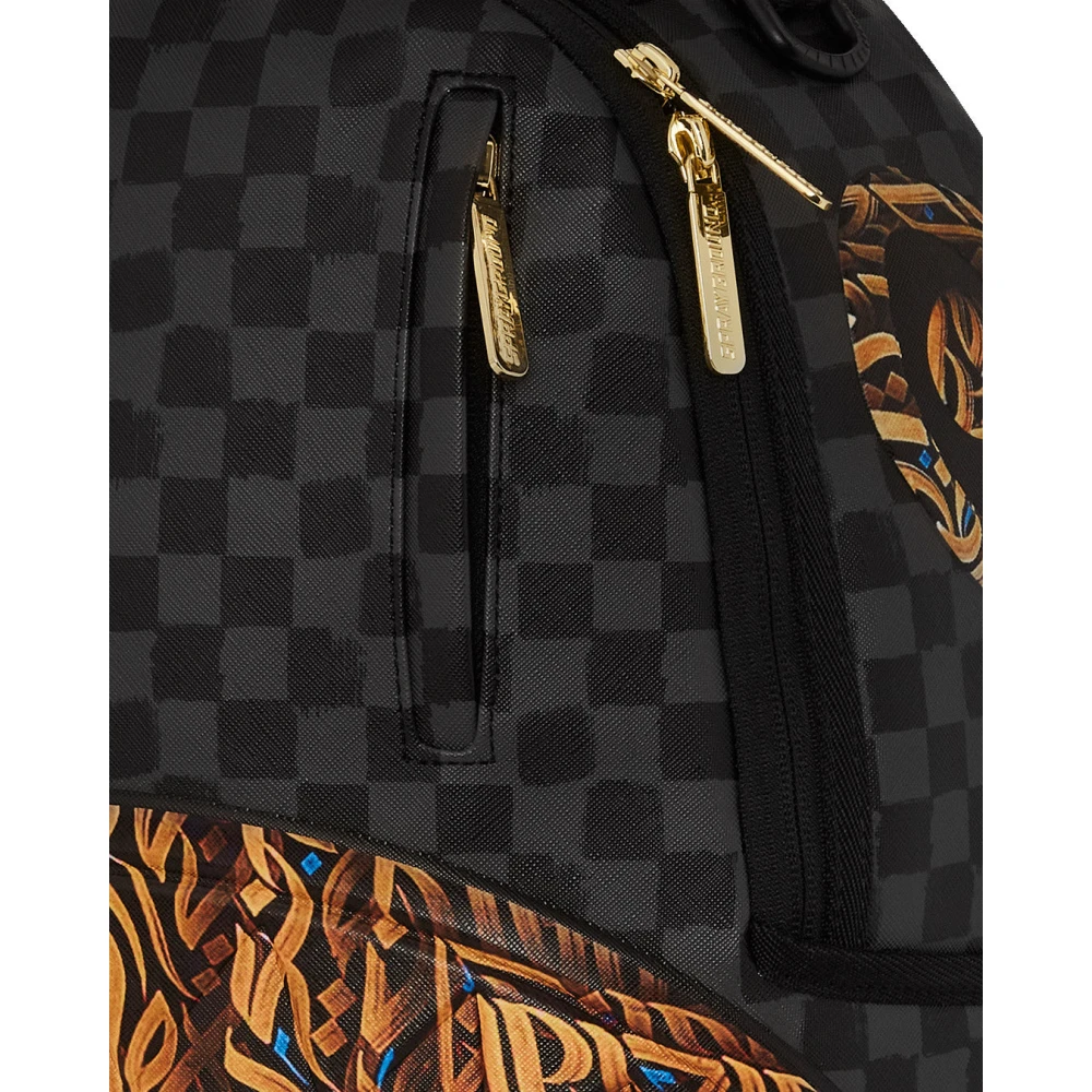 Sprayground Schaakbordmotief Rugzak Multicolor Unisex