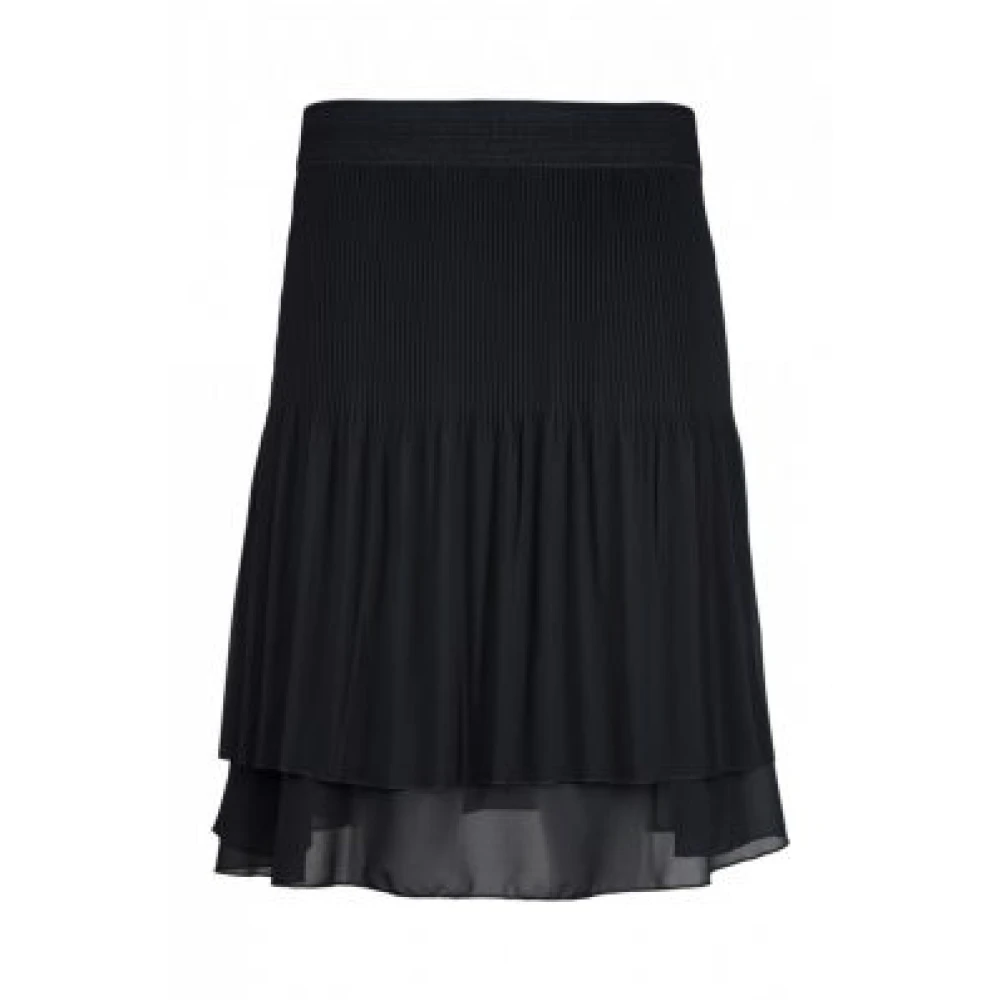 2-Biz Rok midi met bloemenprint Black Dames