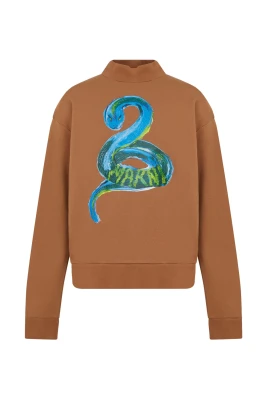 Logo Borstad Sweatshirt