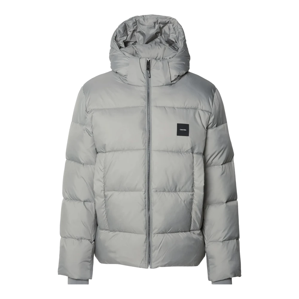 Calvin Klein Men's Gray Winter Jackets, M, Giubbino