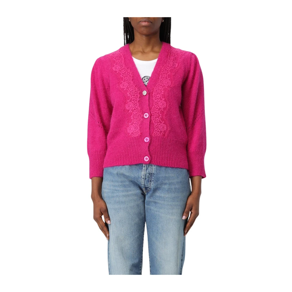 Liu Jo Kanten Cardigan Pink Dames