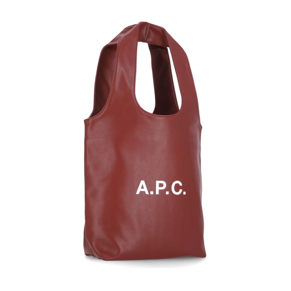 A.p.c. Synthetische leren winkeltas voor vrouwen Red Dames