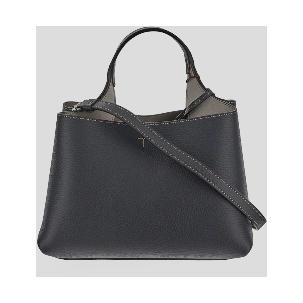TOD'S Leren Micro Tas Black Dames