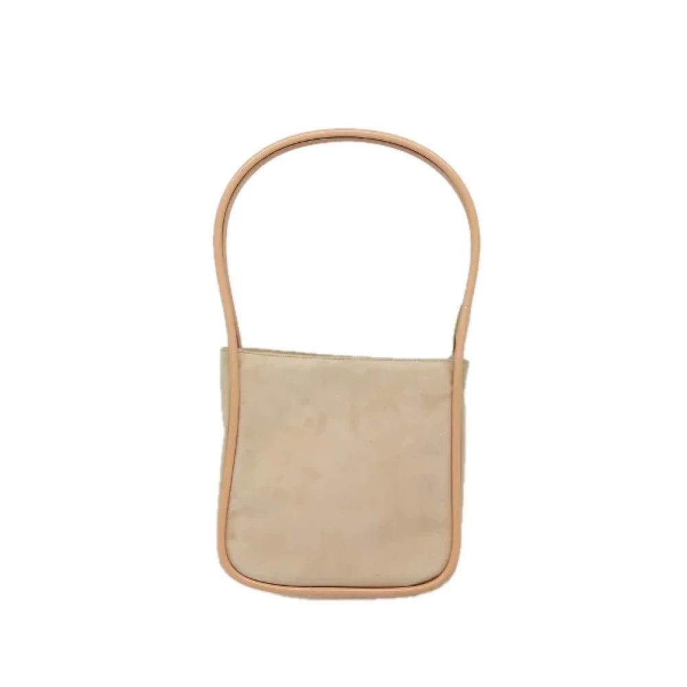 Gucci Vintage Pre-owned Suede gucci-bags Beige Dames