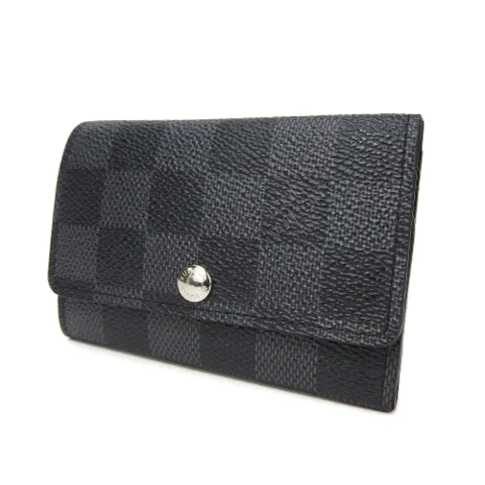 Louis Vuitton Vintage Pre-owned Canvas key-holders Black Heren