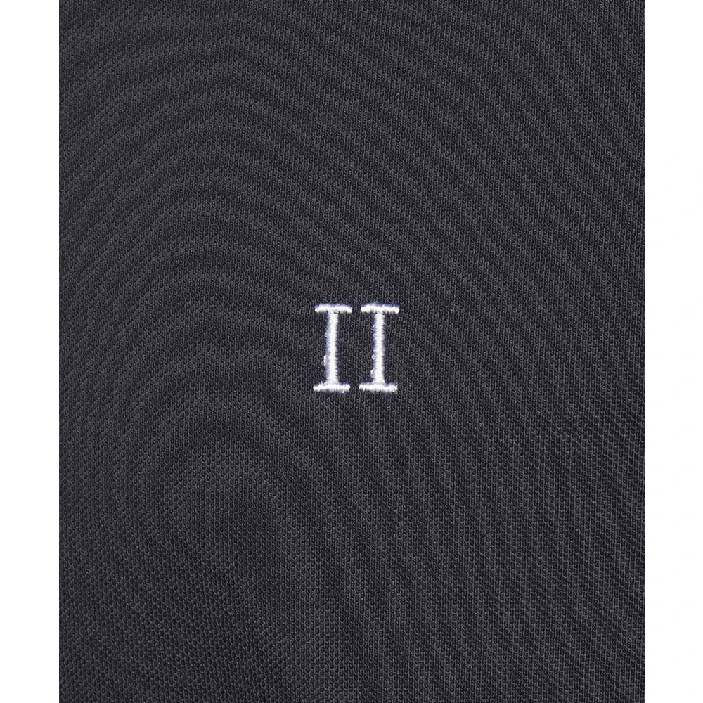 Les Deux Katoenen Crew-Neck T-Shirt Blue Heren