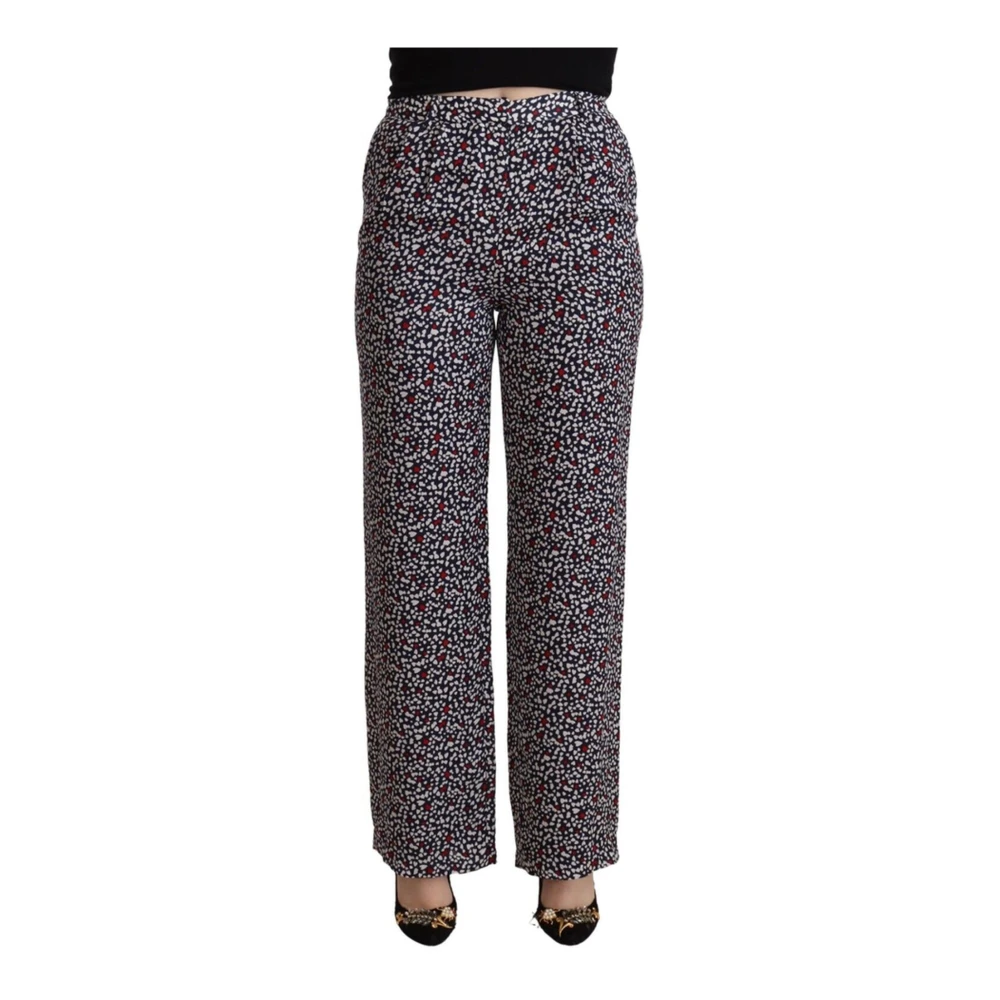 Michael Kors Black Straight Trousers, Female, M, High Waist Straight Trousers