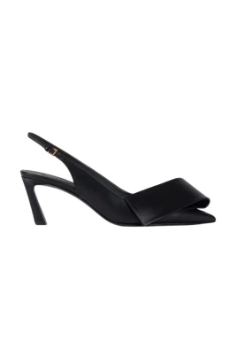 Twisted Ribbon Slingbacks Pumps