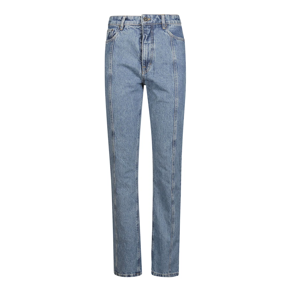Rotate Birger Christensen Straight Jeans Blue Dames