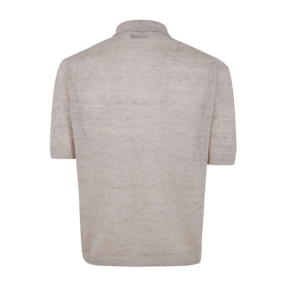 Filippo De Laurentiis Oversized Rope Shirt Gray Heren