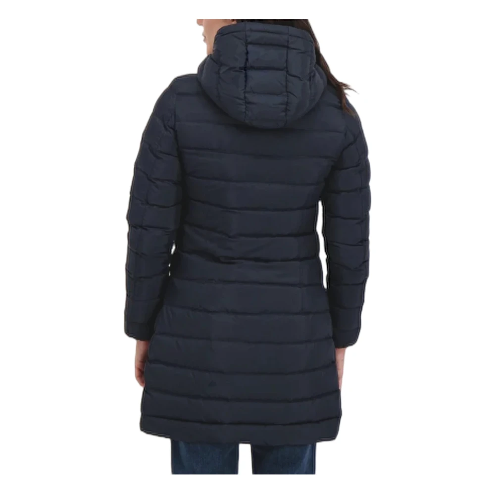 Ciesse Piumini Lange Gewatteerde Jas Blue Dames