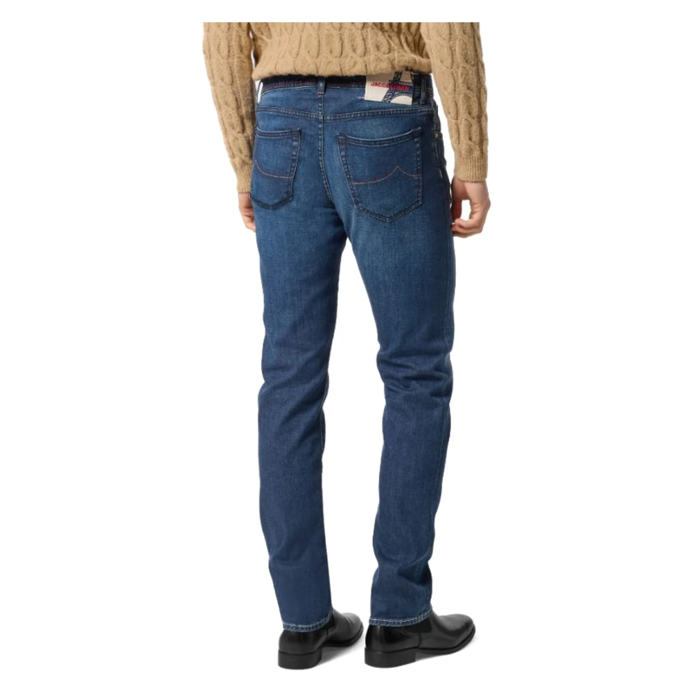 Jacob Cohën Slim Fit Denim Jeans Paris Label Blue Heren