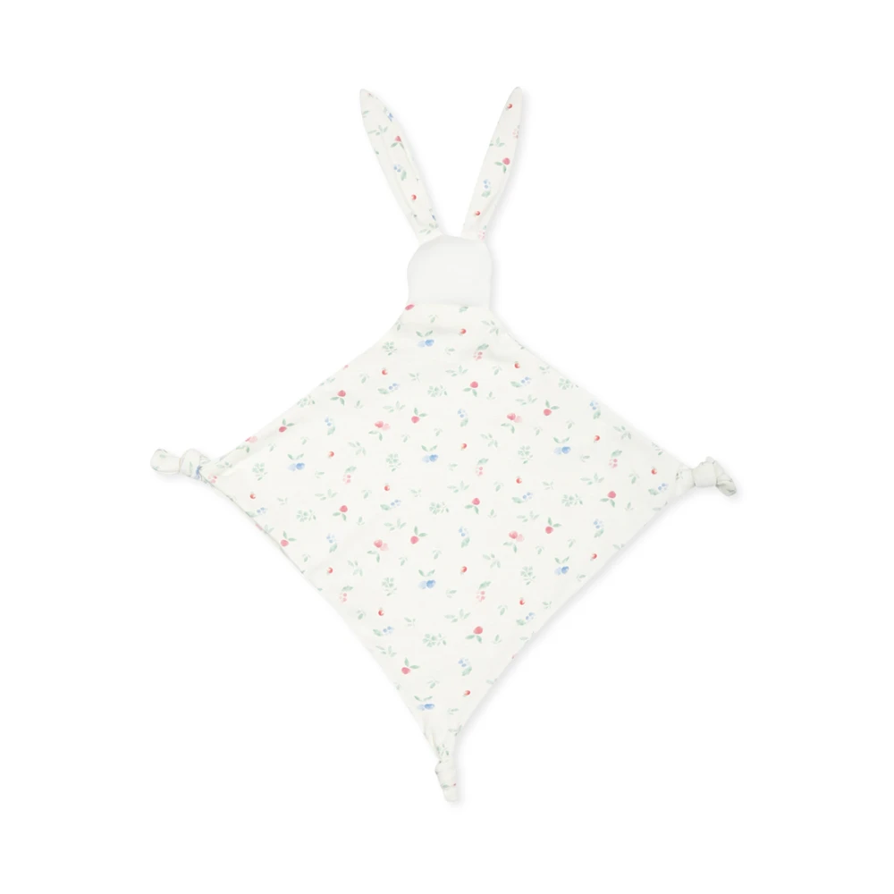 Petit Bateau Bloemen Konijn Ivoor Katoen Doudou Beige Unisex