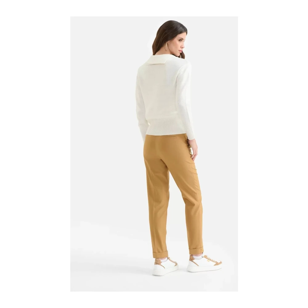 Alviero Martini 1a Classe Witte Zeilhals Trui White Dames