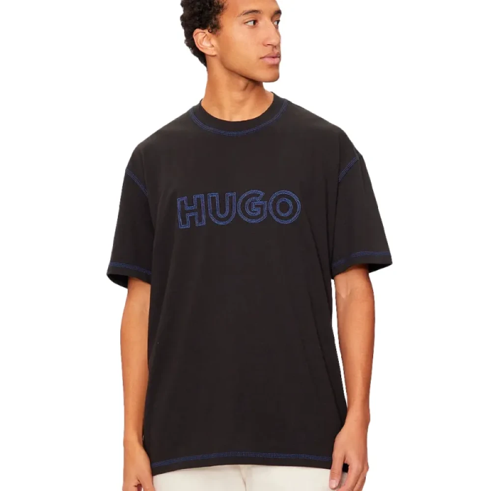 Hugo - Tops > T-Shirts - Black - Hugo - Modalova