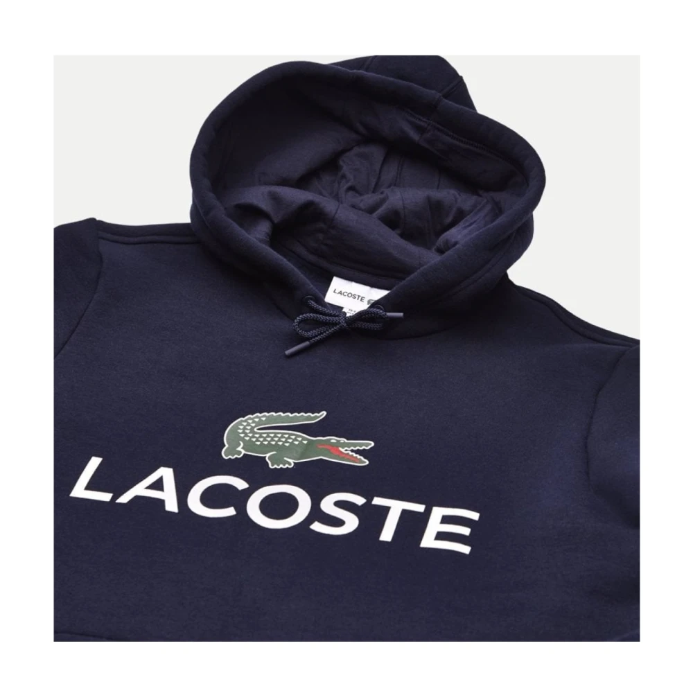 Lacoste Blauwe Hoodie Regular Fit Blue Heren