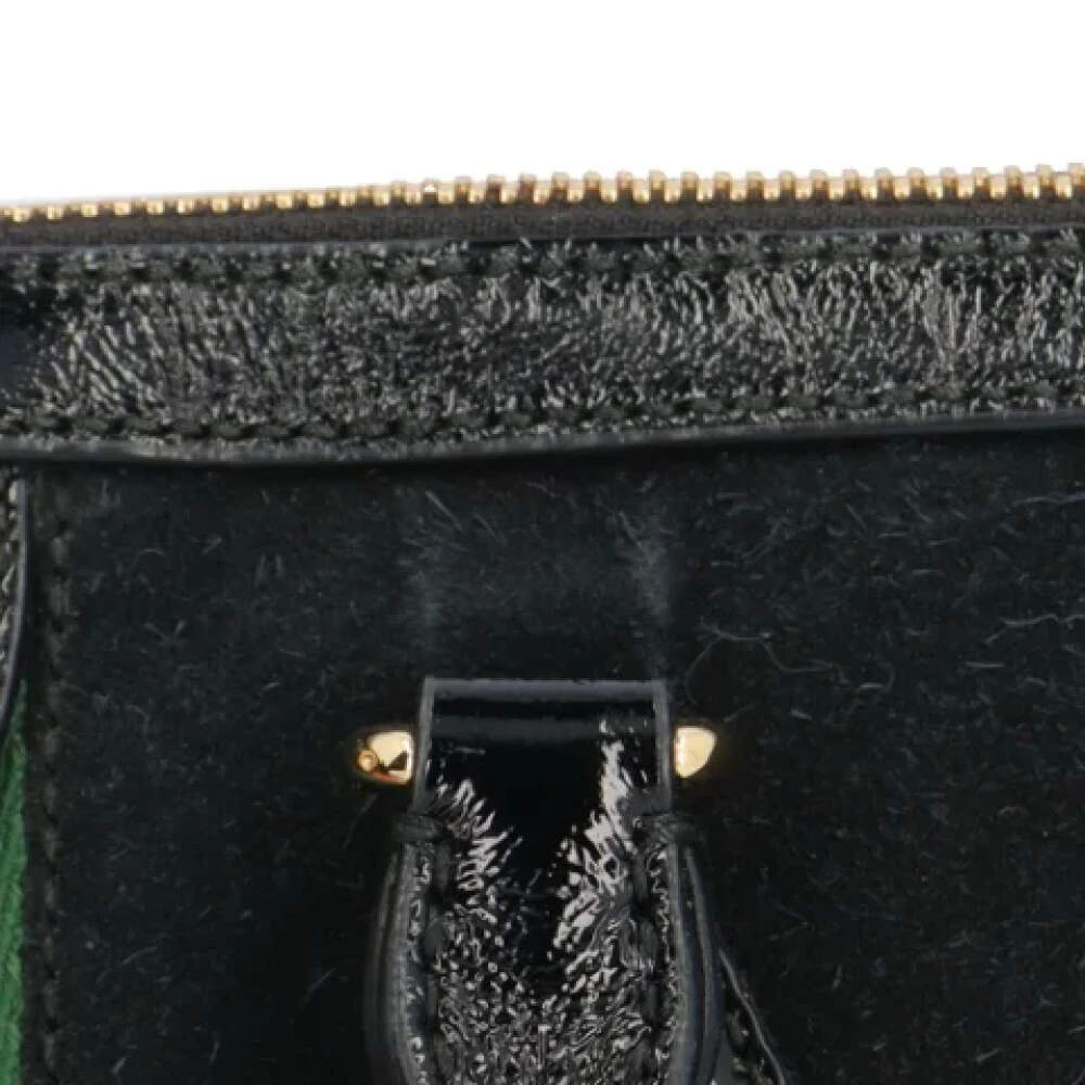 Gucci Vintage Pre-owned Suede crossbody-bags Black Dames