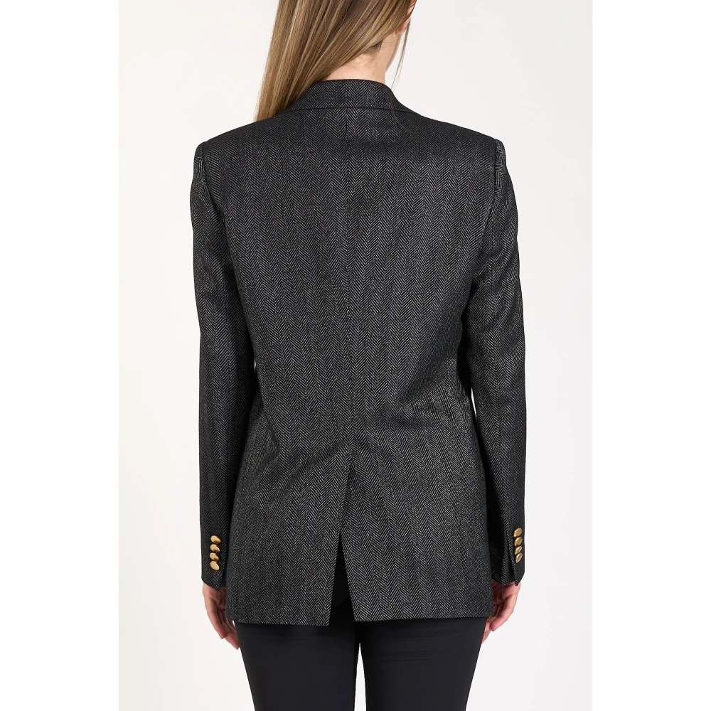 Tagliatore enkelborstig jasje model j bertha Black Dames