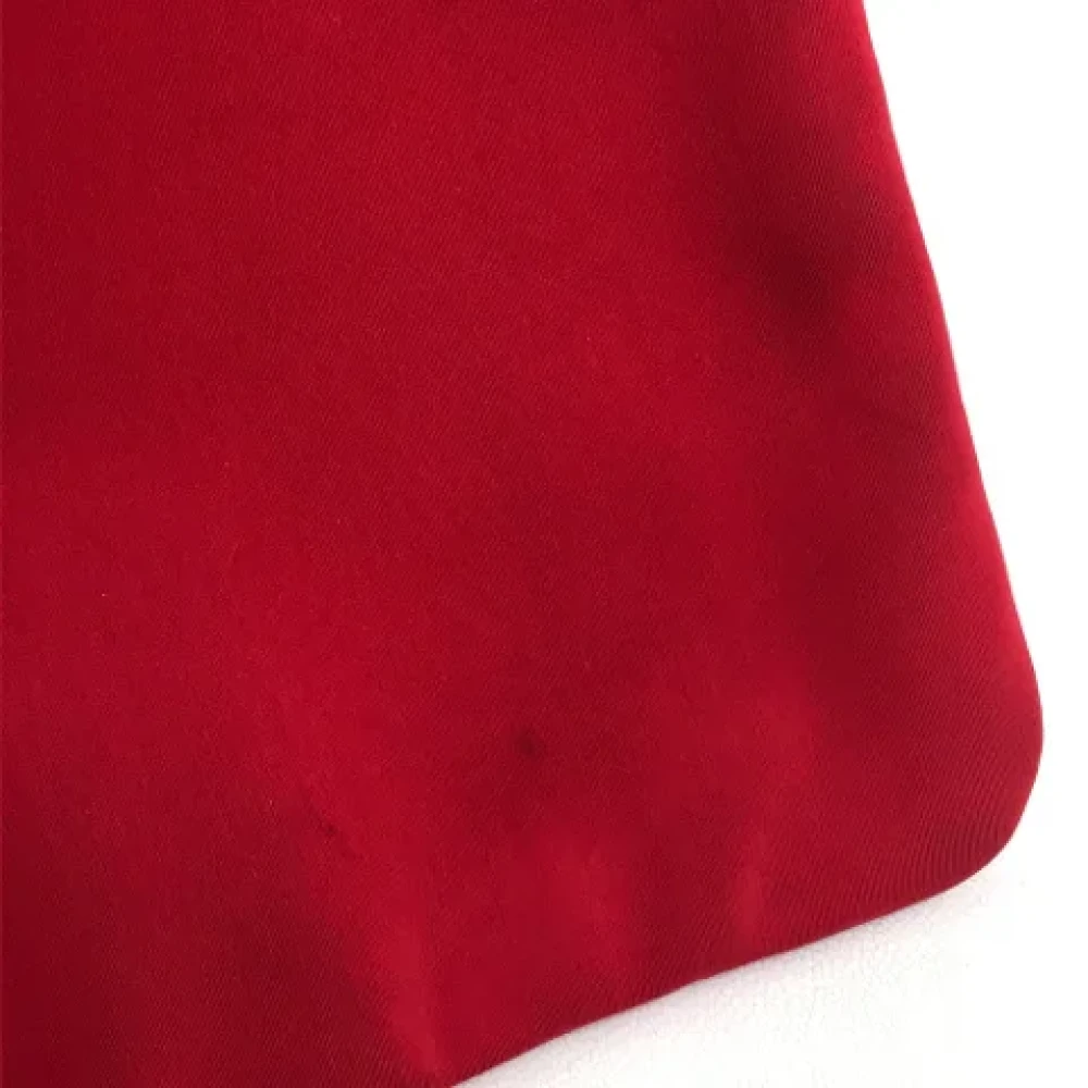 Hermès Vintage Pre-owned Fabric clutches Red Dames
