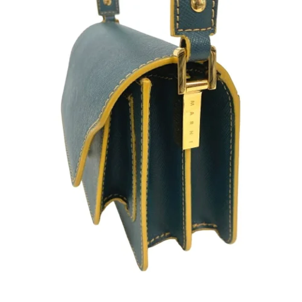 Marni Pre-owned Leather shoulder-bags Green Dames