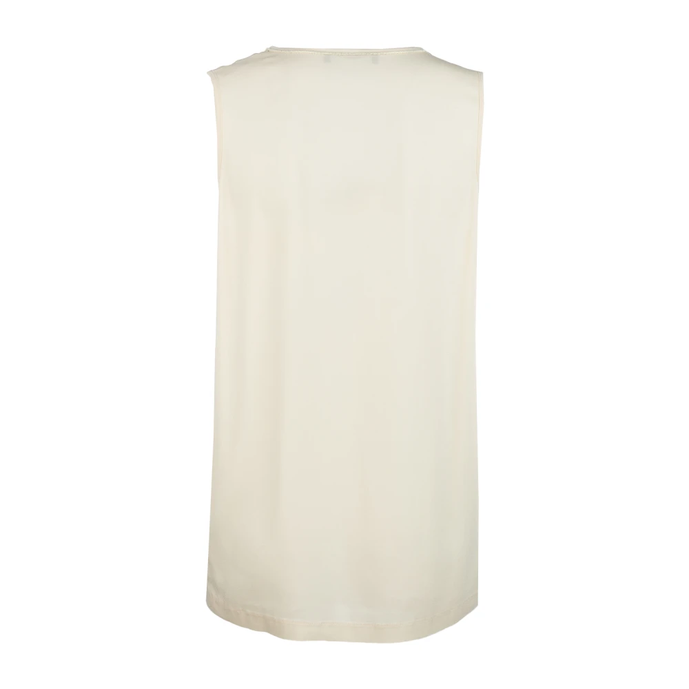 Fabiana Filippi Casual Katoenen T-Shirt voor Mannen Beige Dames