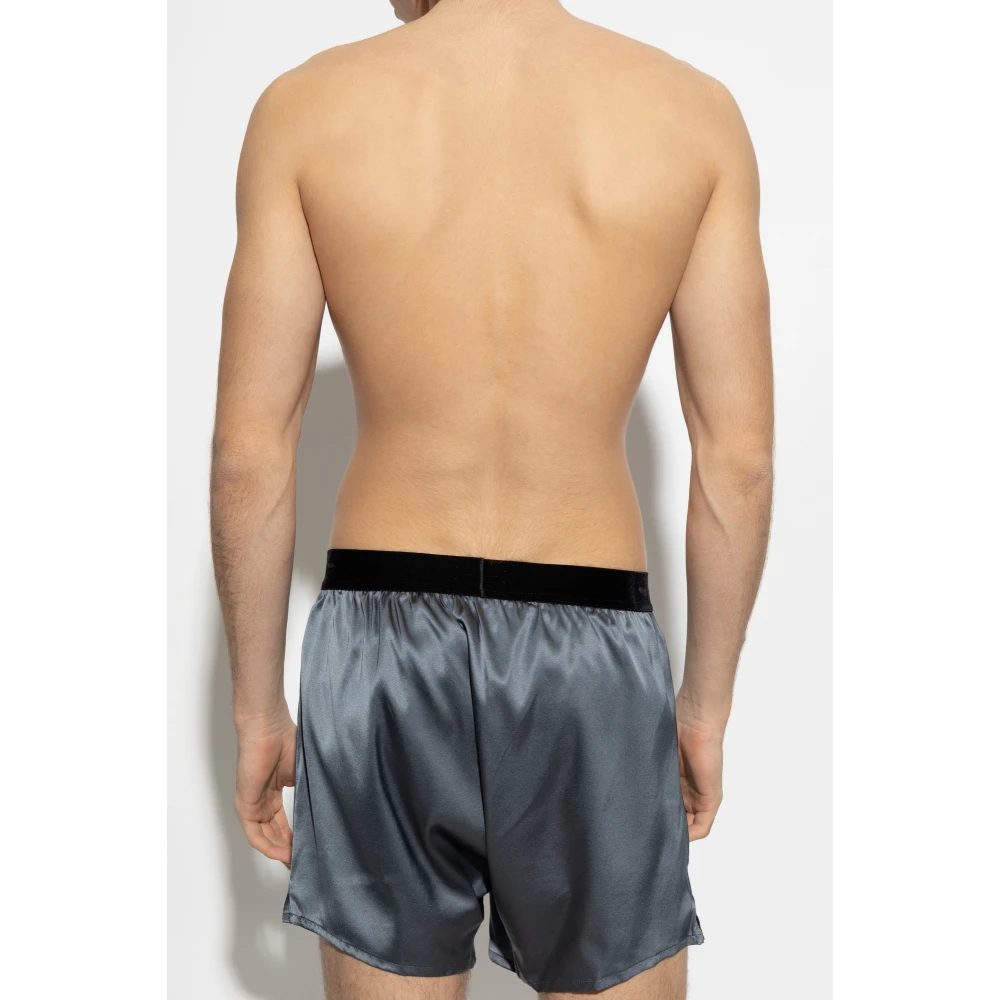 Tom Ford Zijden lingerie shorts Gray Heren