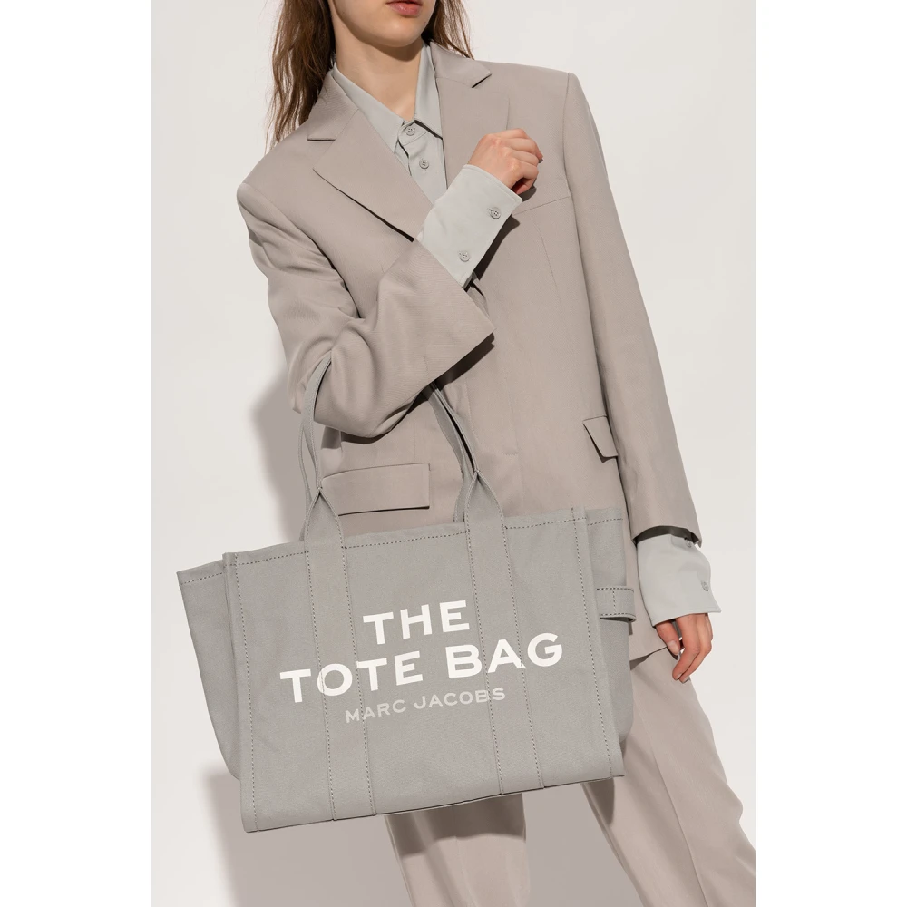 Marc Jacobs Grote shopper tas Gray Dames