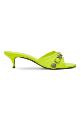 yellow-fluo-mule-slippers-with-studs