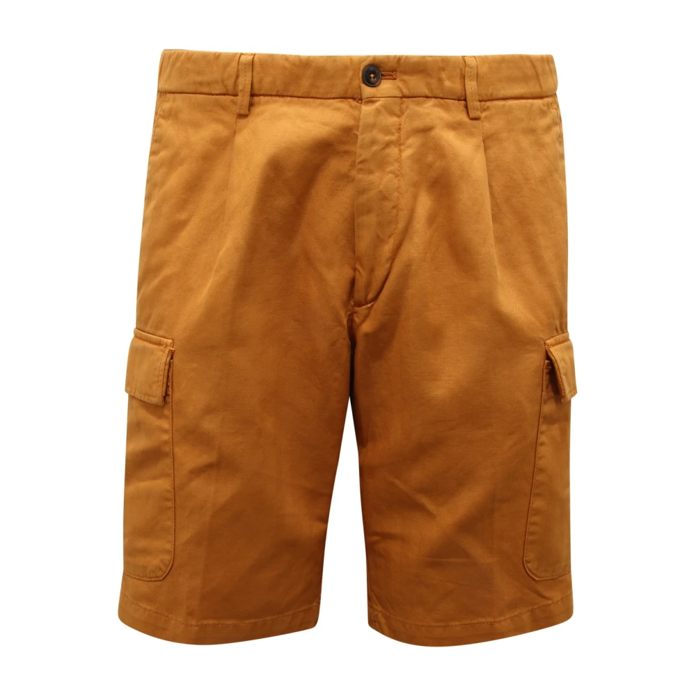Briglia Men's Yellow Casual Shorts, L, Newport Bermuda Cargo Shorts
