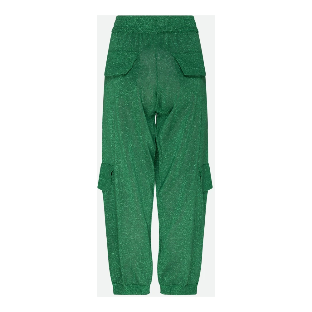 Circus Hotel Groene Cargo Broek met Lurex Green Dames