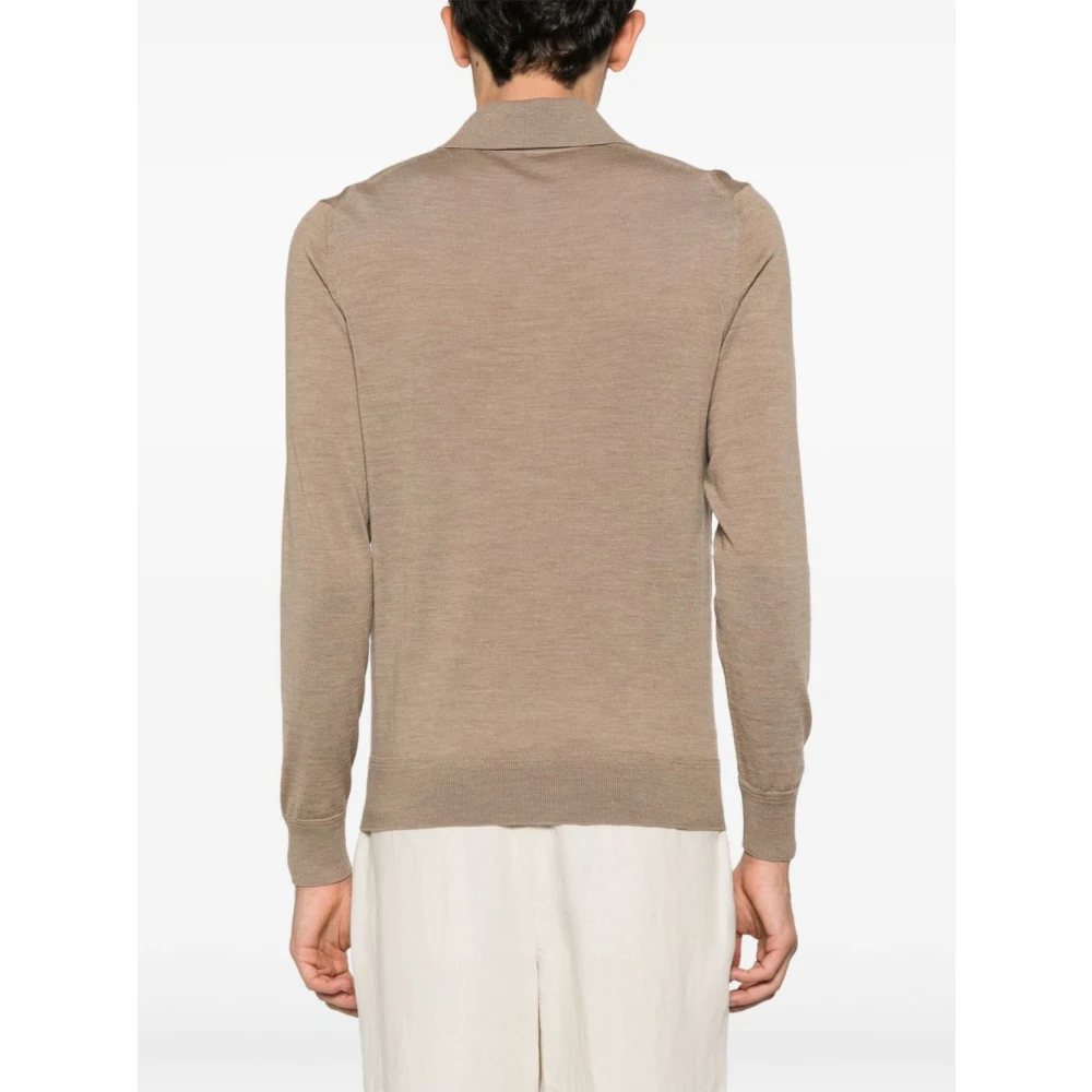 Tom Ford Luxe Beige T-shirt en Polo Beige Heren