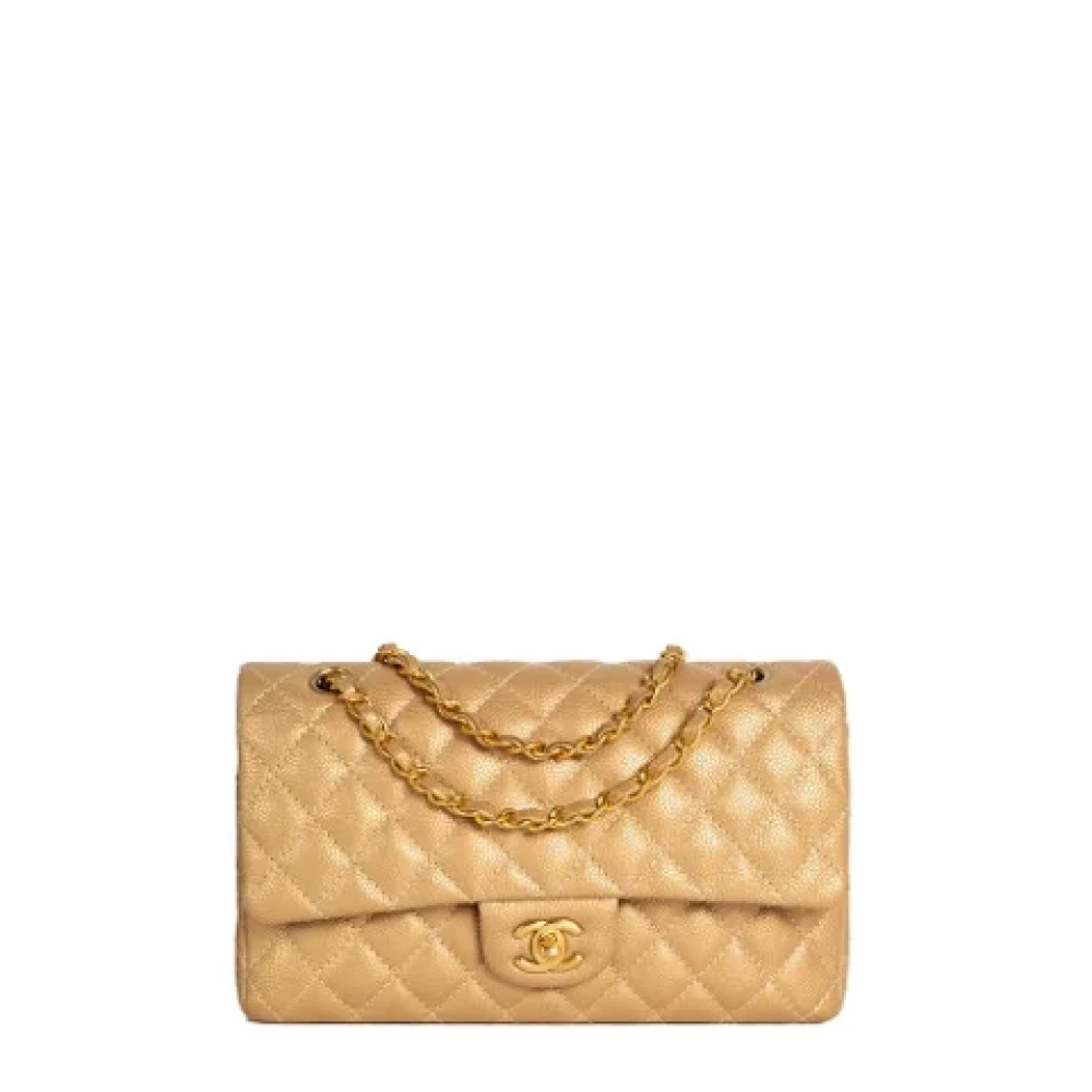 Chanel Vintage Pre-owned Leather chanel-bags Yellow Dames