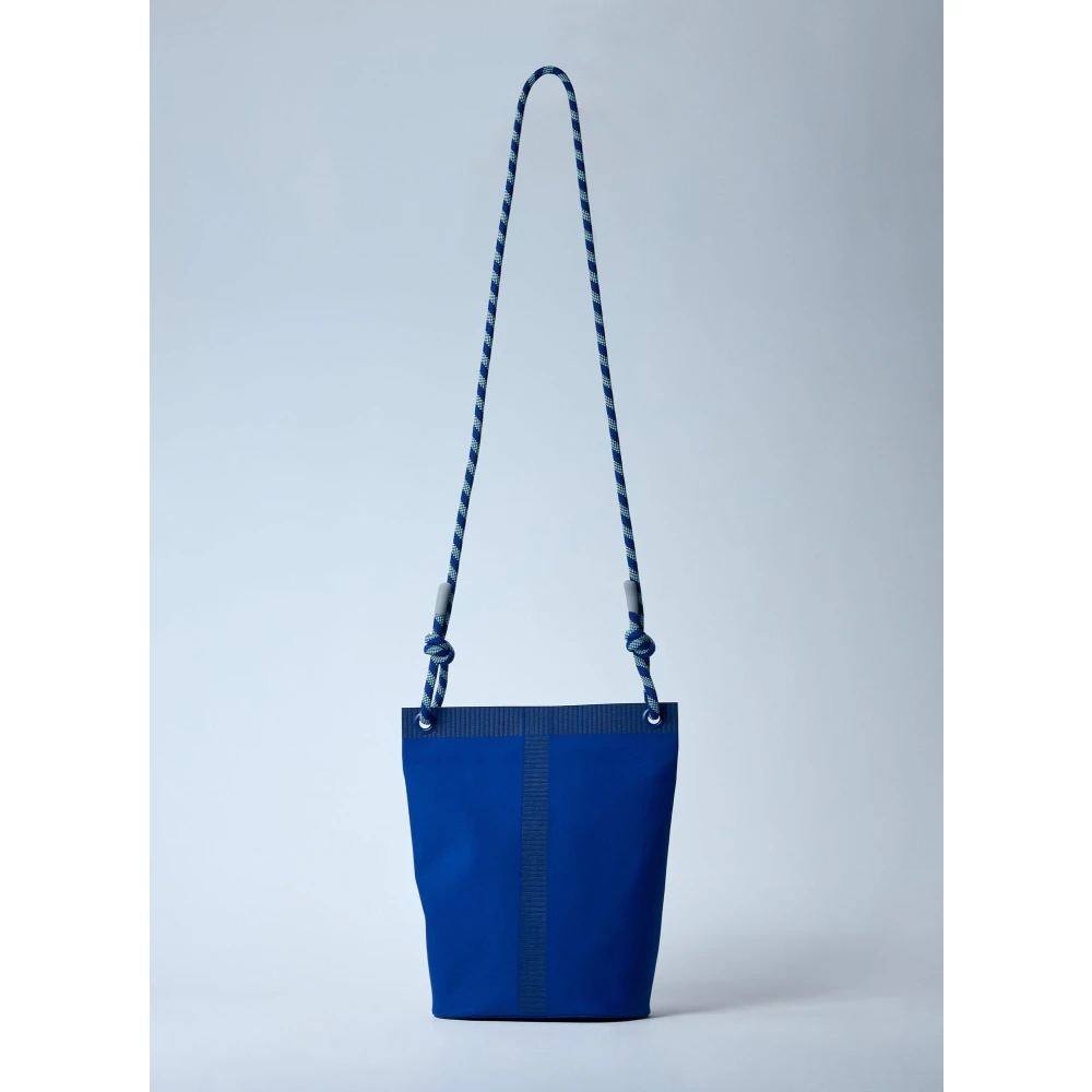 Moncler Crossbody Tas met Logo Patch Blue Heren