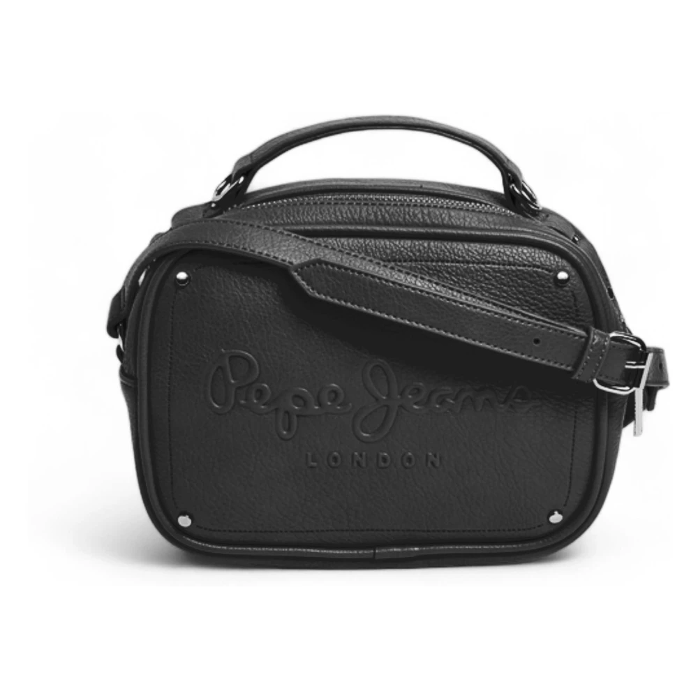 Pepe Jeans Iconische Bassy Zwarte Crossbody Tas Black Dames