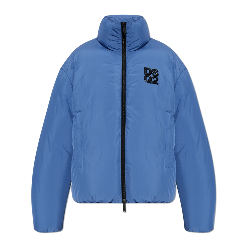 Dsquared2 Mannelijk Blauw Jassen Heren, Xl, Polyester, Donsjack