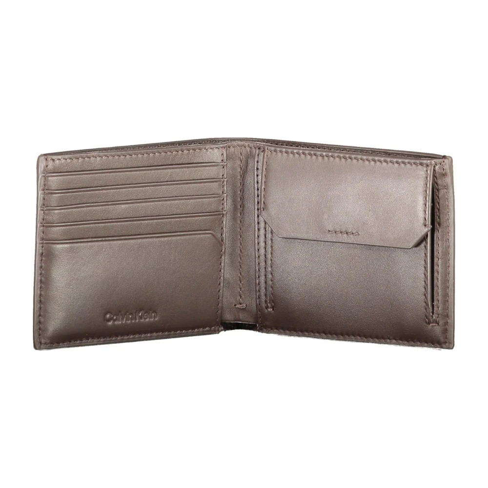 Calvin Klein Bruine Herenportemonnee met RFID-bescherming Brown Heren