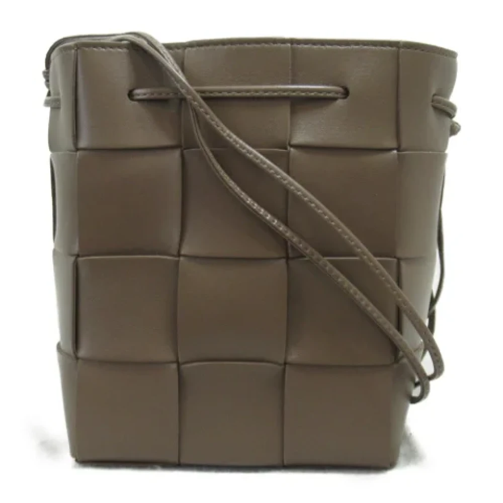 Bottega Veneta Vintage Pre-owned Leather shoulder-bags Brown Dames