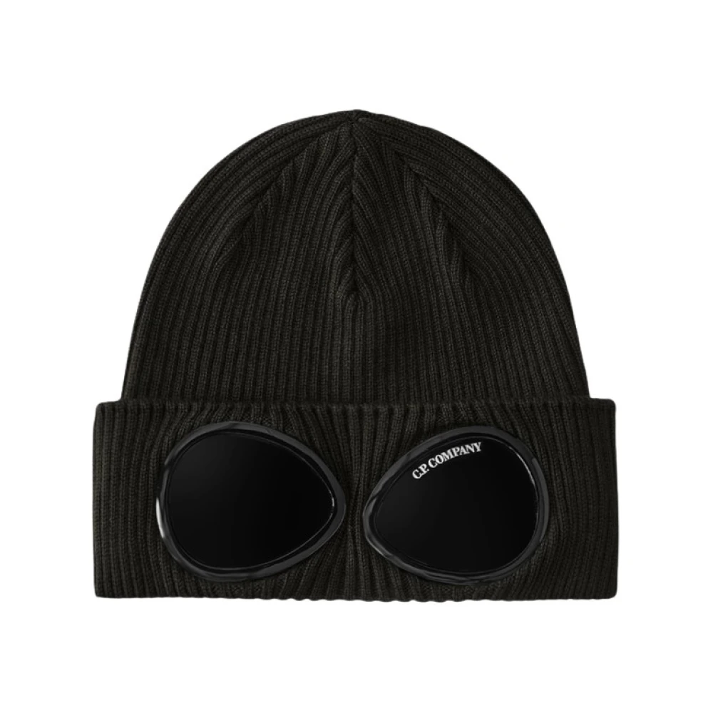 C.P. Company Iconische Goggle Muts Zwart Black Heren