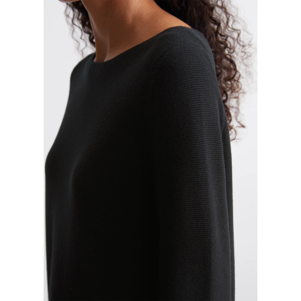 Marc O'Polo Sweater slim Black Dames