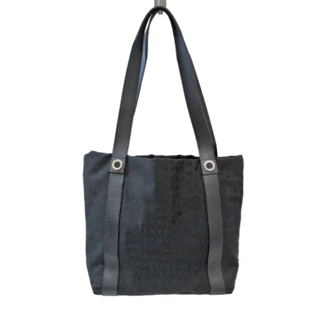 Bvlgari Vintage Pre-owned Leather totes Black Dames