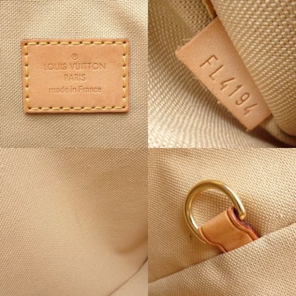 Louis Vuitton Vintage Pre-owned Fabric handbags Beige Dames