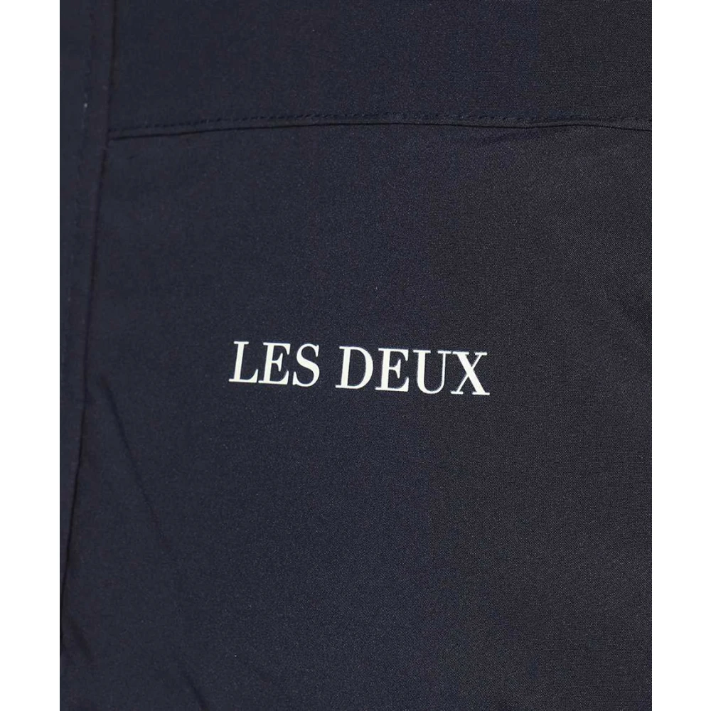 Les Deux Field Vest met volledige rits Blue Heren