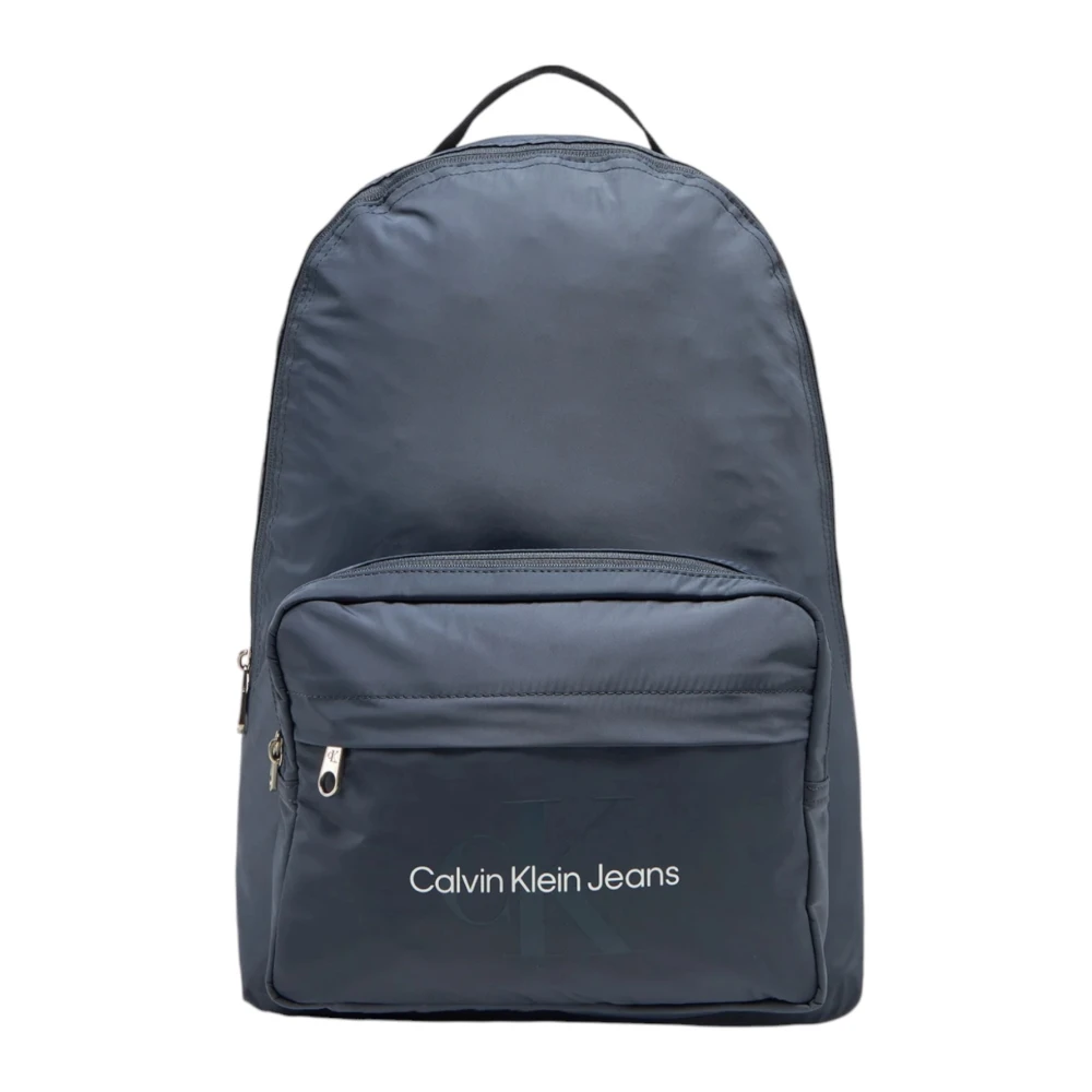 Calvin Klein Jeans Polyester Rugzak met Zakken Blue Heren