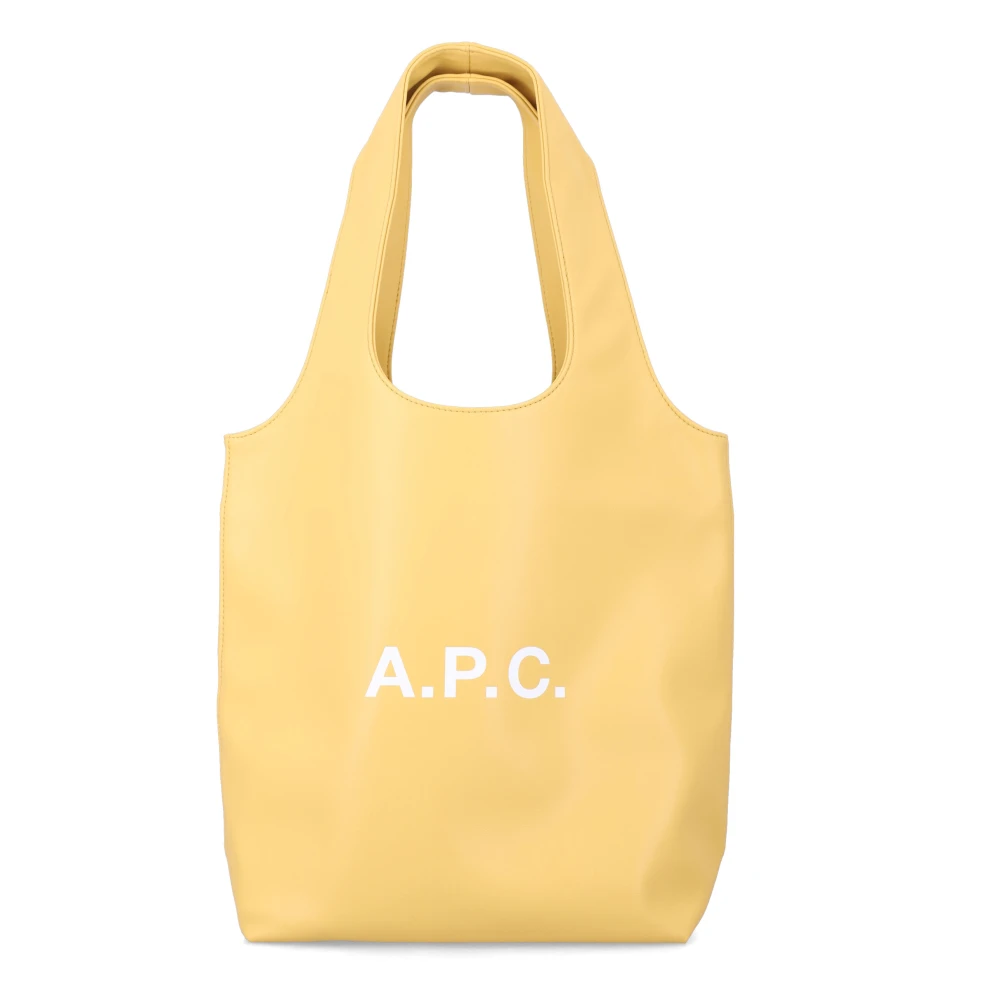 A.p.c. Unisex Gul Väskor One Size, Bomull, Ninon Small Tote