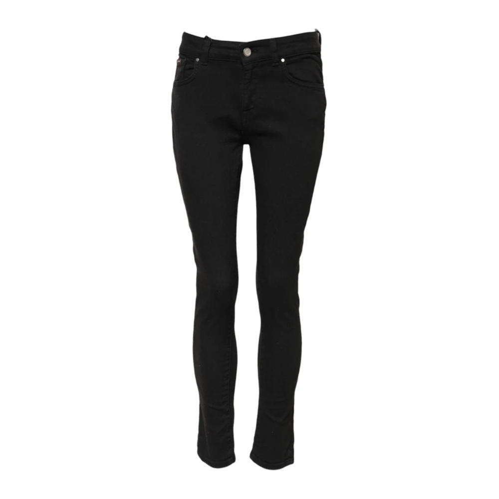 Dolce & Gabbana Women's Black Skinny Fit Jeans, Xs, Skinny Denim Jeans With Zipper