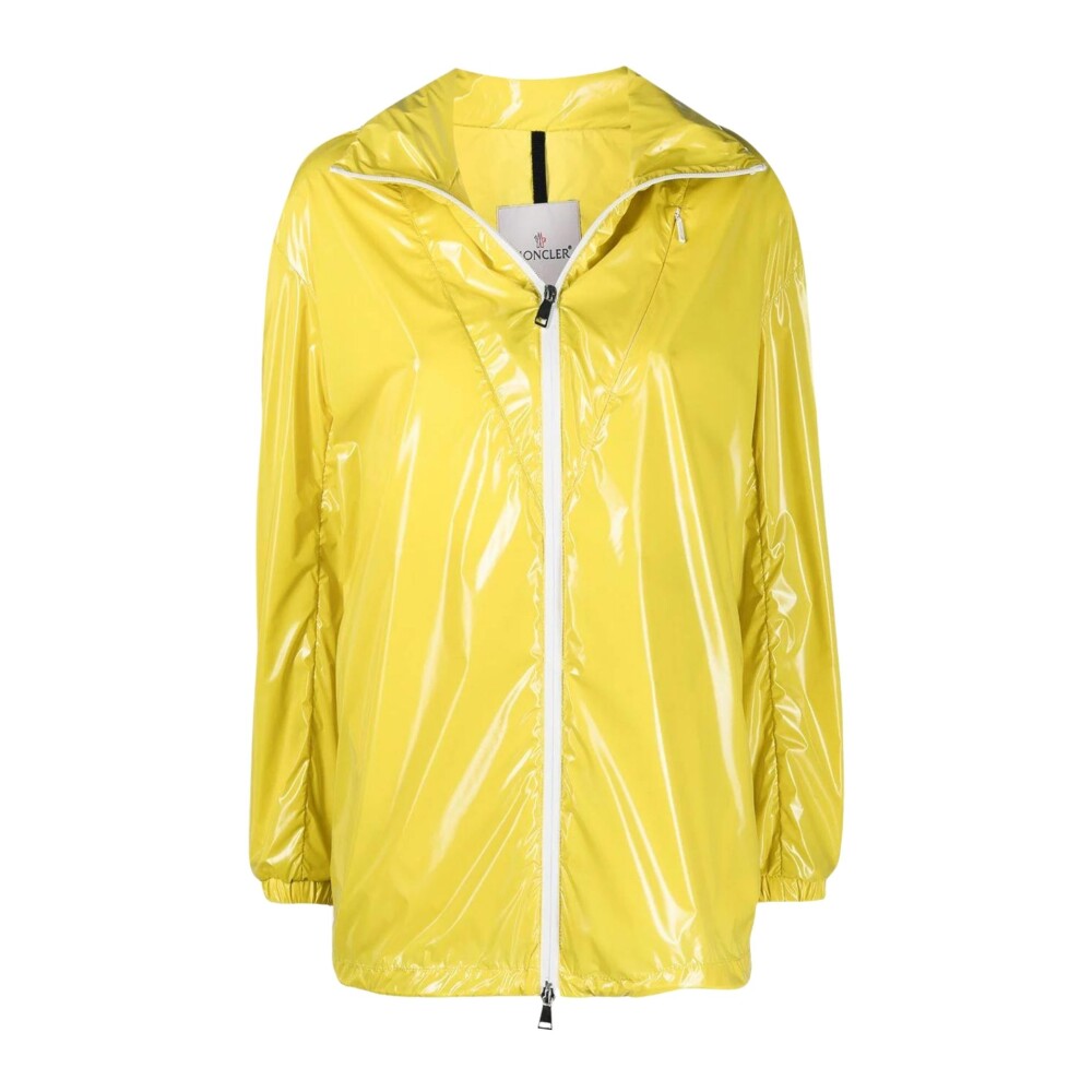 Bright yellow rain jacket hotsell