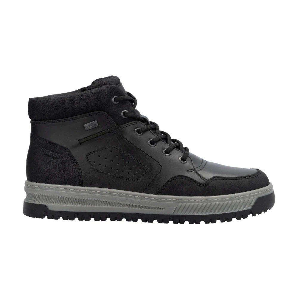 Rieker Men's Black Lace-Up Boots, 10 Uk, Closed Ankle Boots