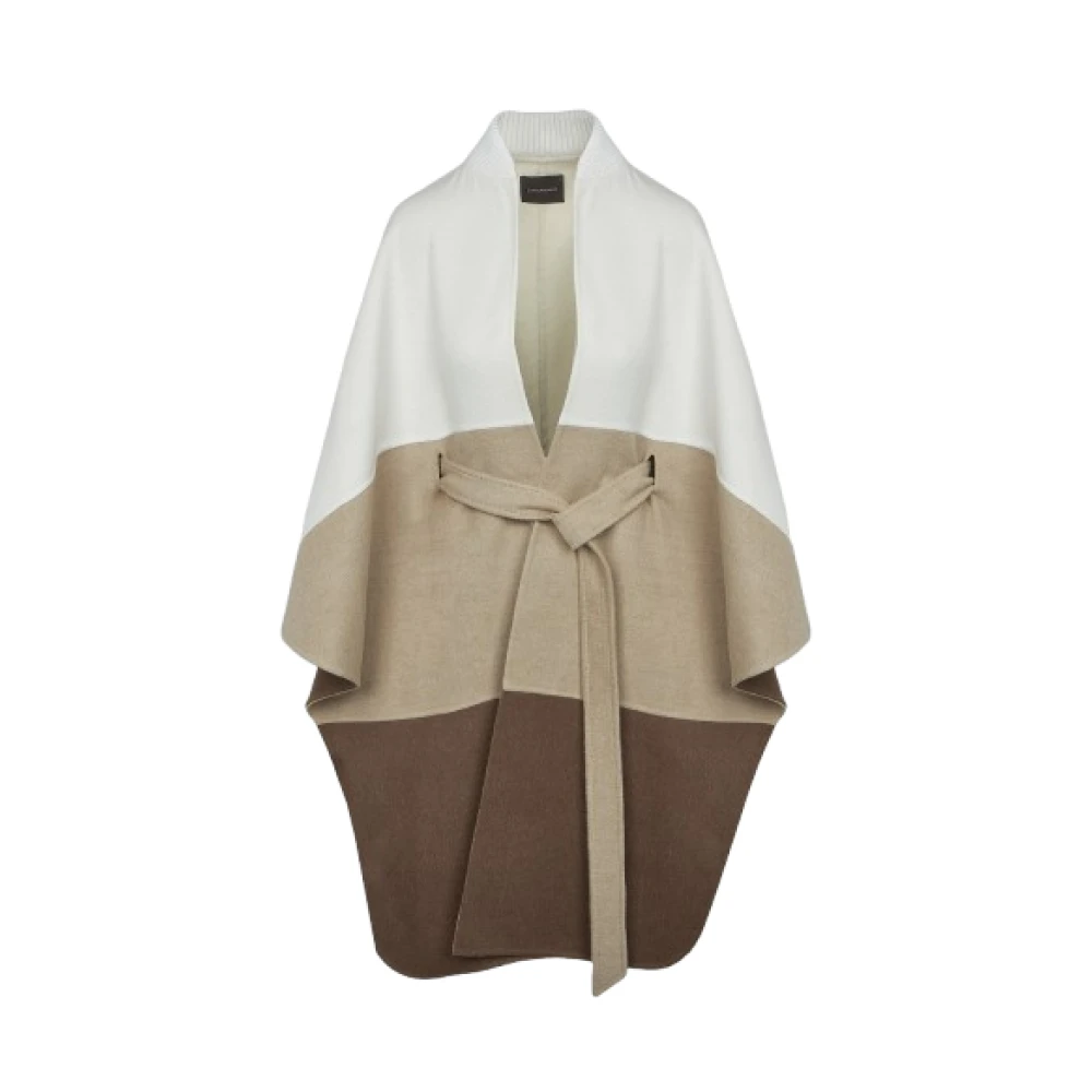 Lorena Antoniazzi Stijlvolle Wollen Jas voor Vrouwen Multicolor Dames